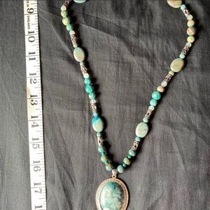 Handmade beaded necklace